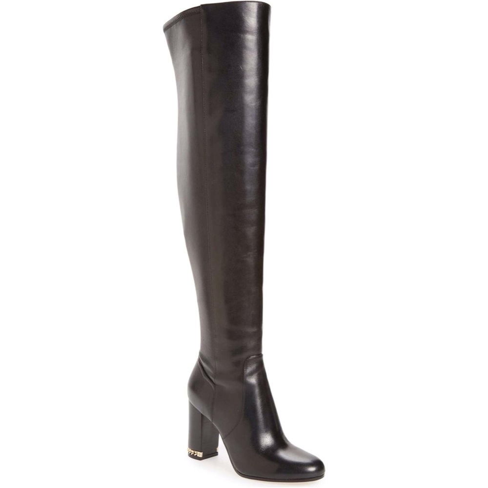 NWOB Michael Michael Kors Sabrina Leather Over The Knee Boots